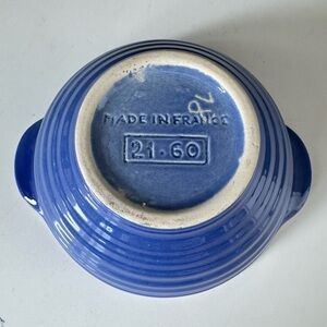 Baking Dish Made in France Kitchen Bakeware Blue Bowl